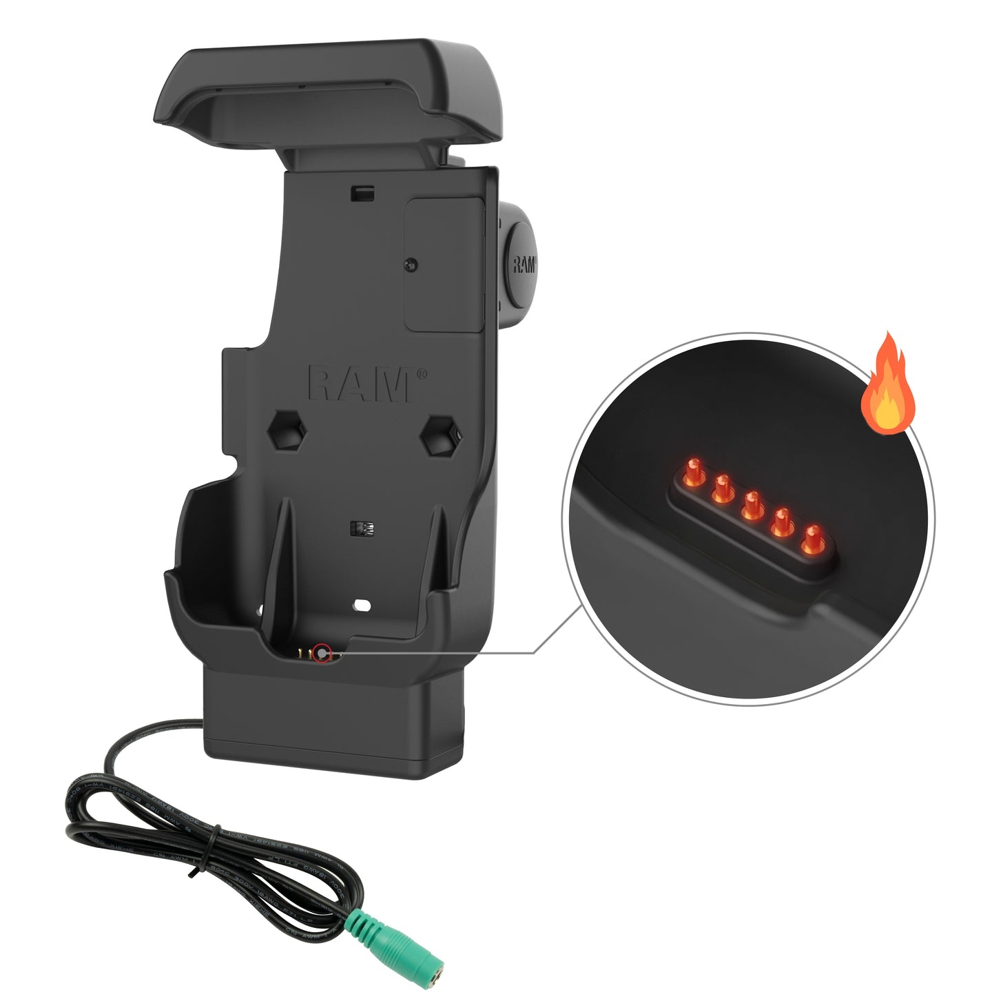 RAM MOUNT RAM-HOL-HON12PHU - Soporte rígido RAM Mounts para Honeywell CT40, CT45 y CT47