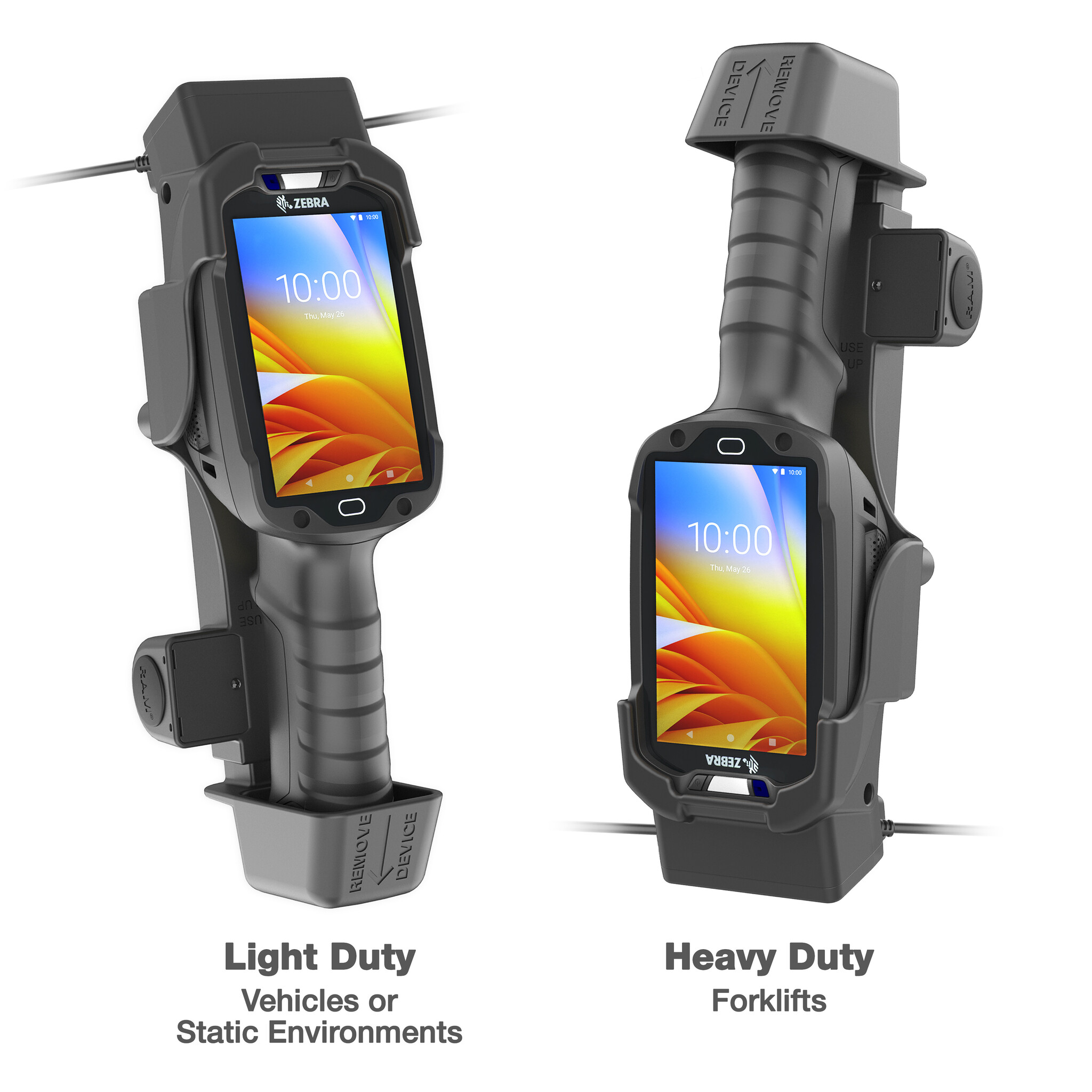 RAM-HOL-ZE26PDHU - Soporte de montaje en superficie RAM para Zebra TC8300