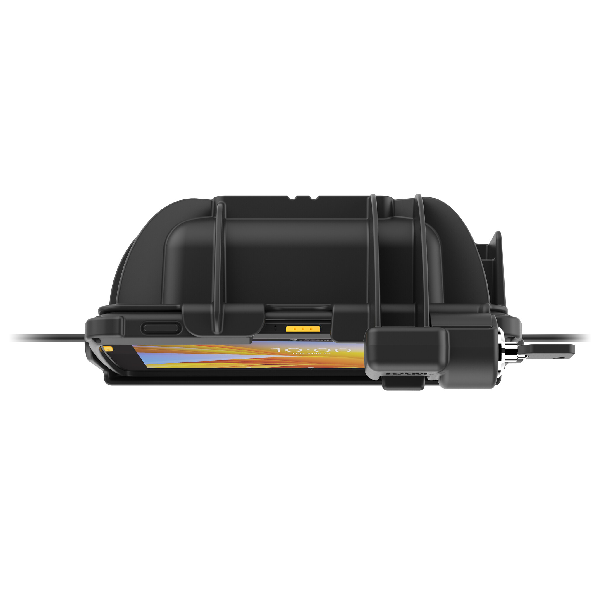 RAM MOUNT Support RAM Mounts GDS Form-Fit (avec verrouillage à clé) pour Zebra ET40/45 (8'), 500 mAh, USB-C