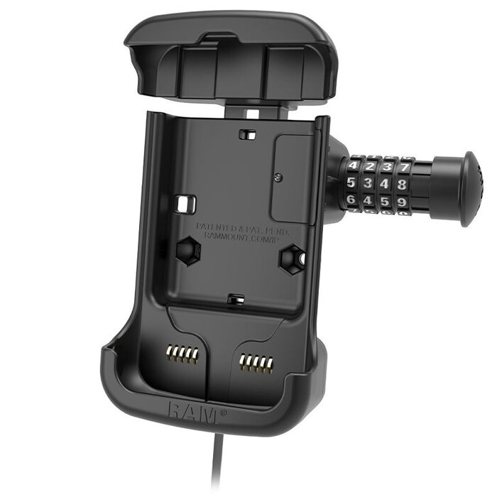 RAM-HOL-HON7CLU - RAM Mounts Form-Fit Holder (Combo Lock) for Honeywell CT50, CT60, and CT60 XP