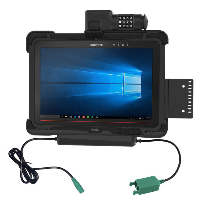 RAM MOUNT RAM-HOL-HON9PD2CLU - RAM Mounts Form-Fit Holder (Combo Lock) for Honeywell RT10