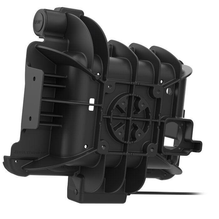 RAM MOUNT RAM-HOL-ZE21PNLLU - Soporte de montaje en superficie RAM (bloqueo) para Zebra ET40/45 (10')