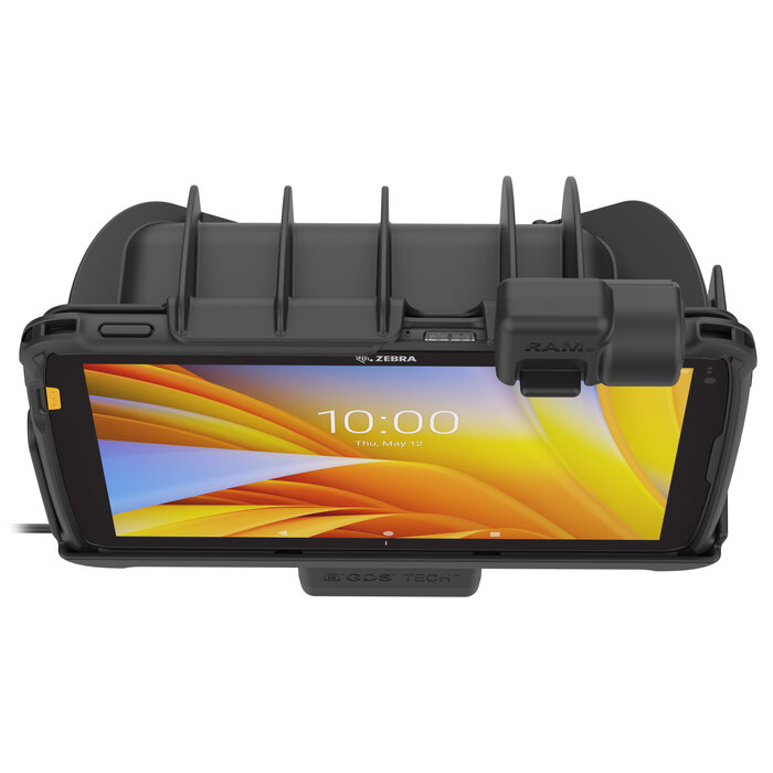 RAM MOUNT RAM-HOL-ZE21PNLLU - Soporte de montaje en superficie RAM (bloqueo) para Zebra ET40/45 (10')