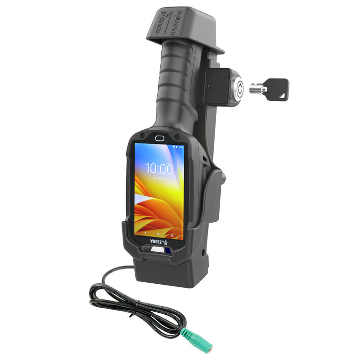 RAM MOUNT RAM Mounts Form-Fit Holder (with Key Lock) for Zebra TC8300, 5.5mm