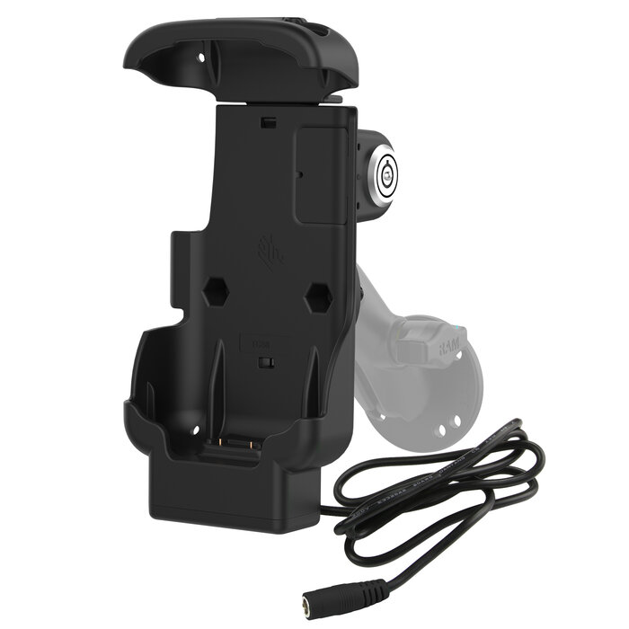 RAM MOUNT RAM-HOL-ZE17L-2U - Soporte de montaje en superficie RAM (con cerradura) para Zebra TC53/58