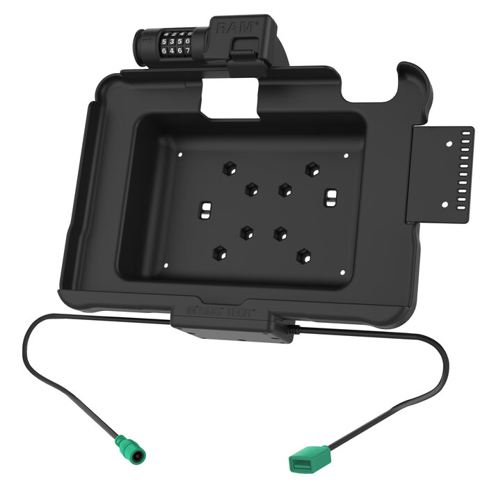 RAM MOUNT Supporto RAM Mounts Form-Fit (blocco combinato) per Zebra ET51/56 (10'), 500 mAh, USB