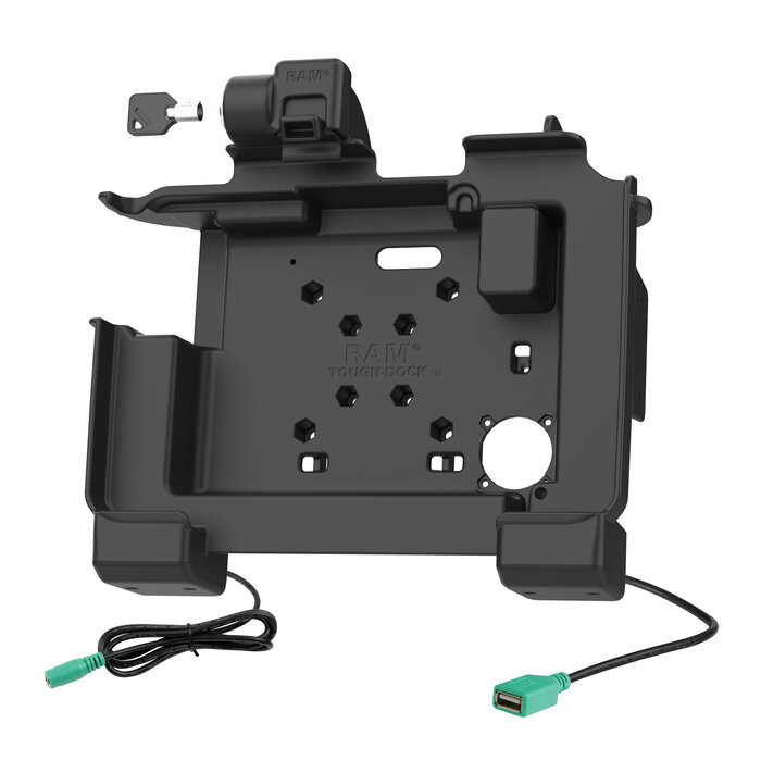 RAM-HOL-ZE25PDLU - RAM Mounts Form-Fit Houder (met Sleutelvergrendeling) voor Zebra ET60/65