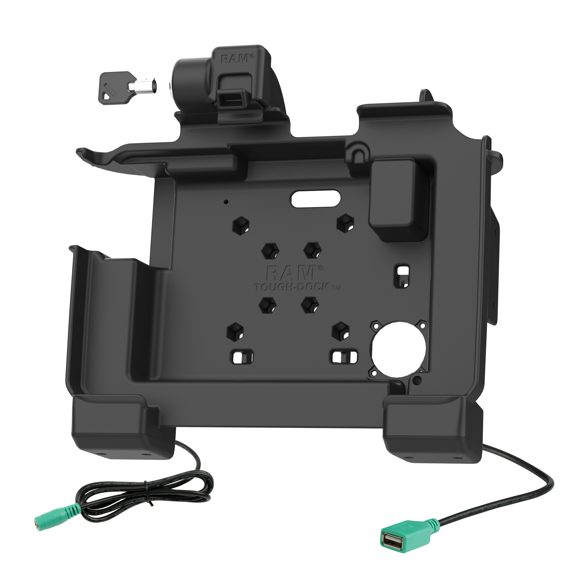 RAM-HOL-ZE25PDLU - RAM Mounts Form-Fit Houder (met Sleutelvergrendeling) voor Zebra ET60/65