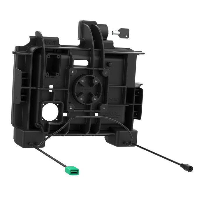 RAM MOUNT RAM-HOL-ZE25PDLU - RAM Mounts Form-Fit Holder (with Key Lock) for Zebra ET60/65