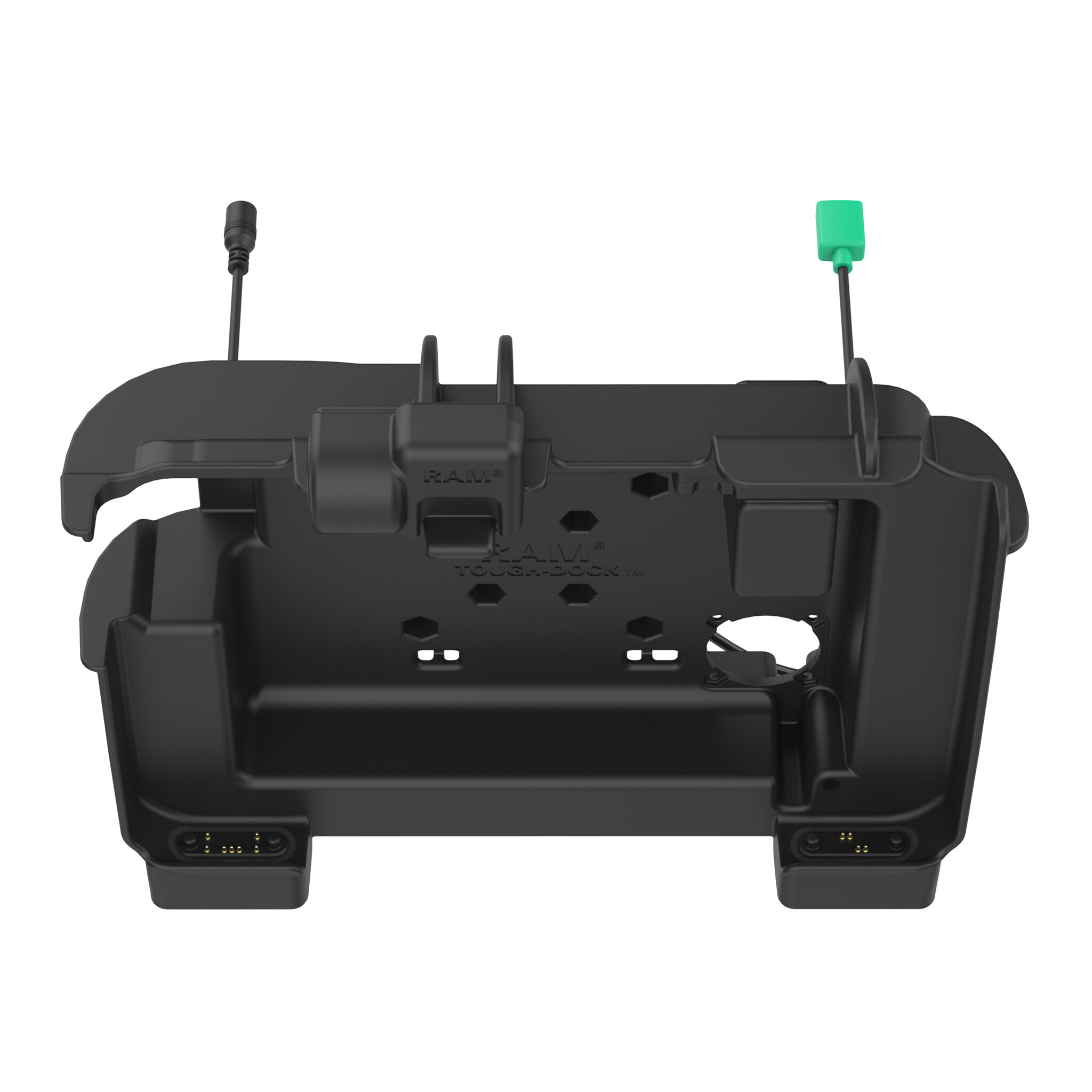 RAM MOUNT RAM-HOL-ZE25PDU - Soporte de montaje en superficie (con pestillo) para Zebra ET60/65