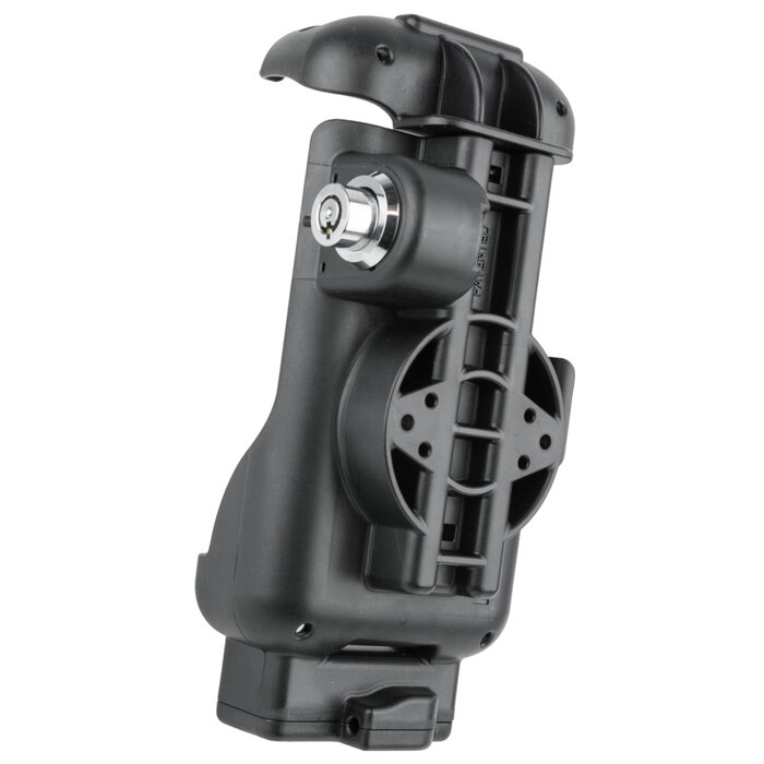 RAM MOUNT RAM Mounts Formpasshalterung (mit Schlüsselschloss) für Zebra TC73/78, 328 g, Federkonstruktion für einfaches Einsetzen und Entnehmen