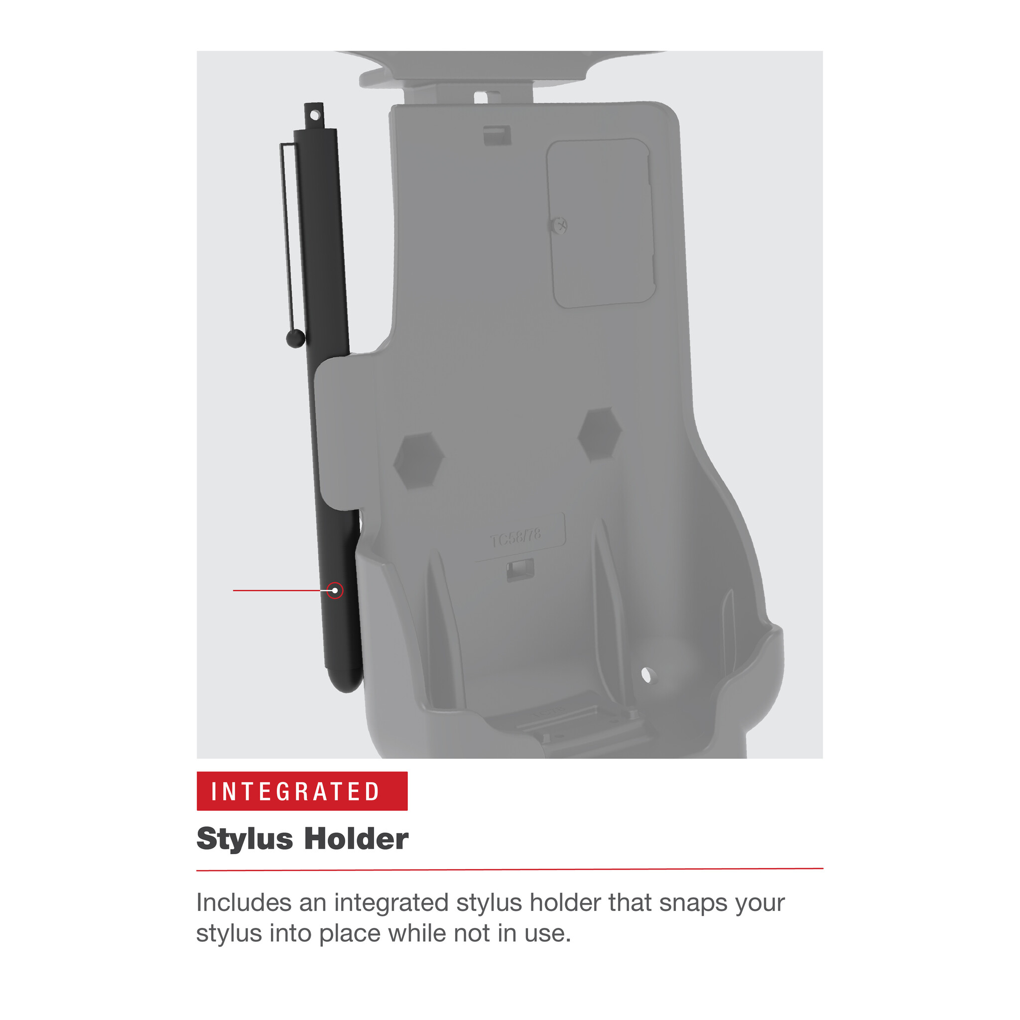 RAM MOUNT Supporto RAM Mounts Form-Fit (con serratura a chiave) per Zebra TC73/78, 328 g, Per inserire il dispositivo