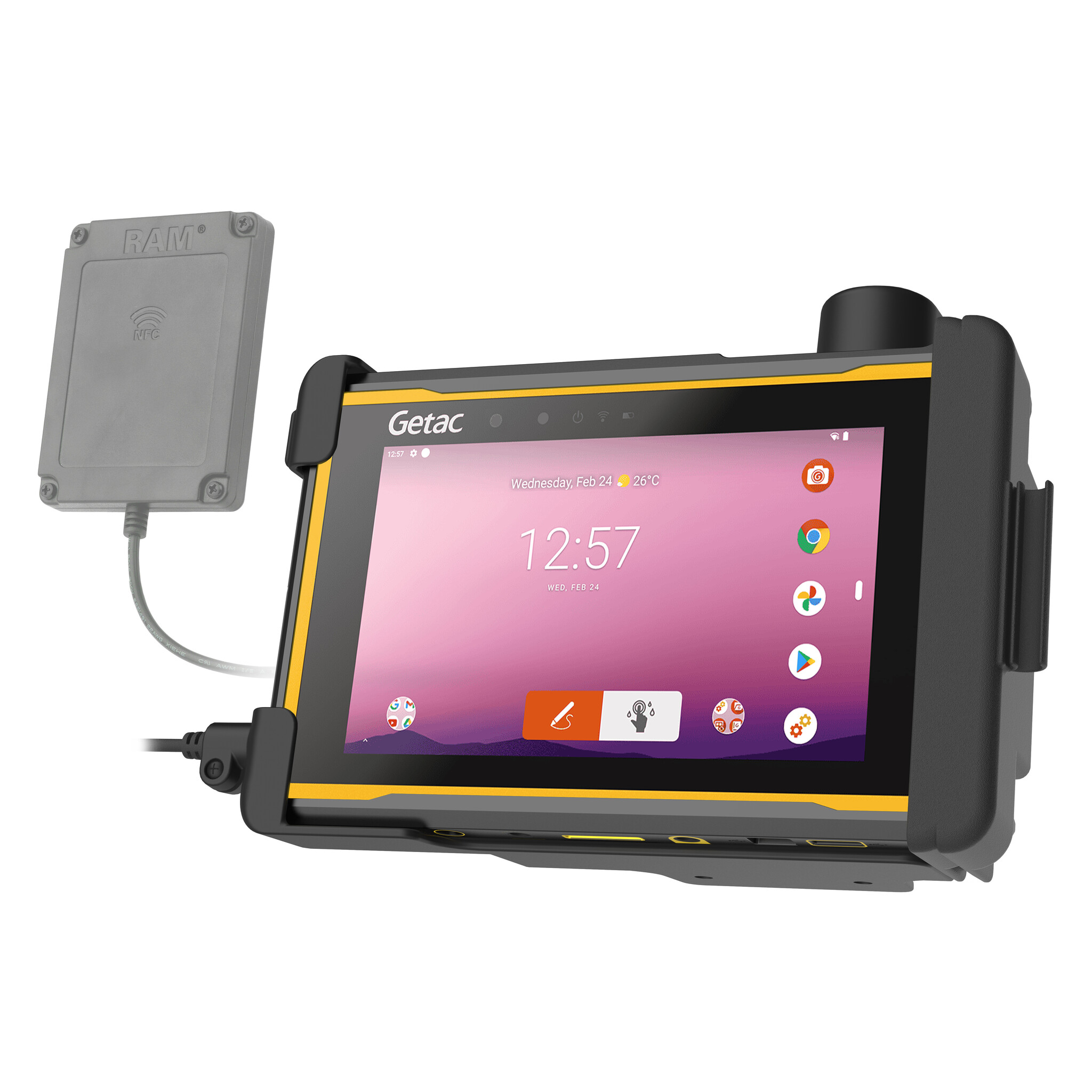 RAM MOUNT RAM-HOL-GE3NU - RAM Mounts Form-Fit houder voor Getac ZX70