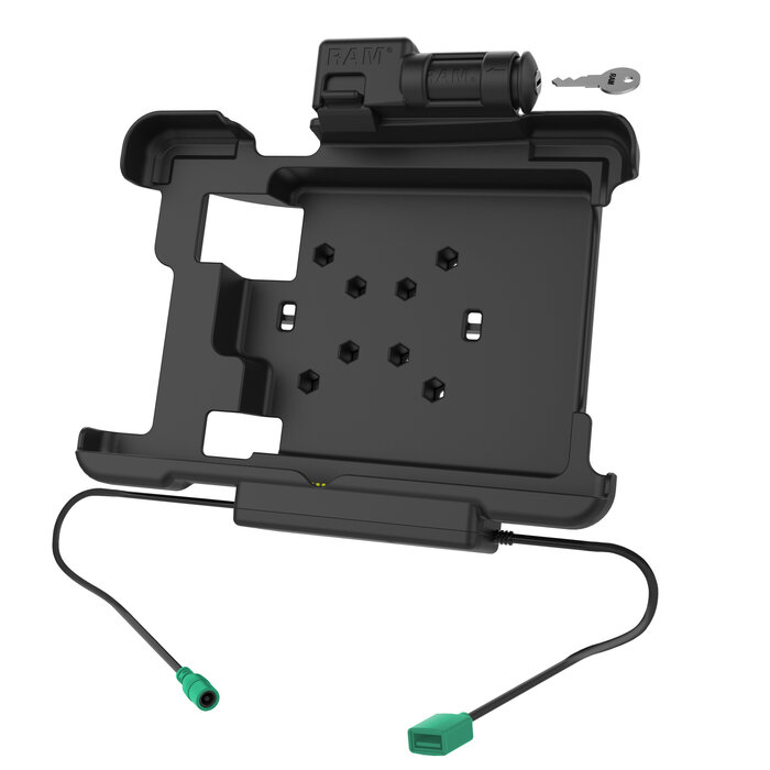 RAM MOUNT RAM-HOL-ZE15PDKLU - Soporte de montaje en superficie RAM (con cerradura) para Zebra L10