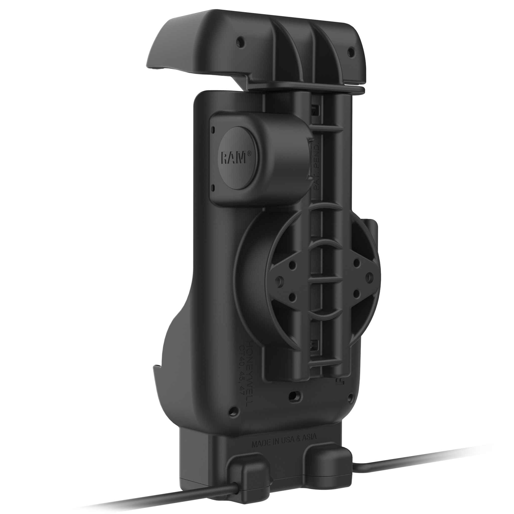 RAM MOUNT RAM Mounts Form-Fit holder for Honeywell CT40, CT45, and CT47, 500mAh