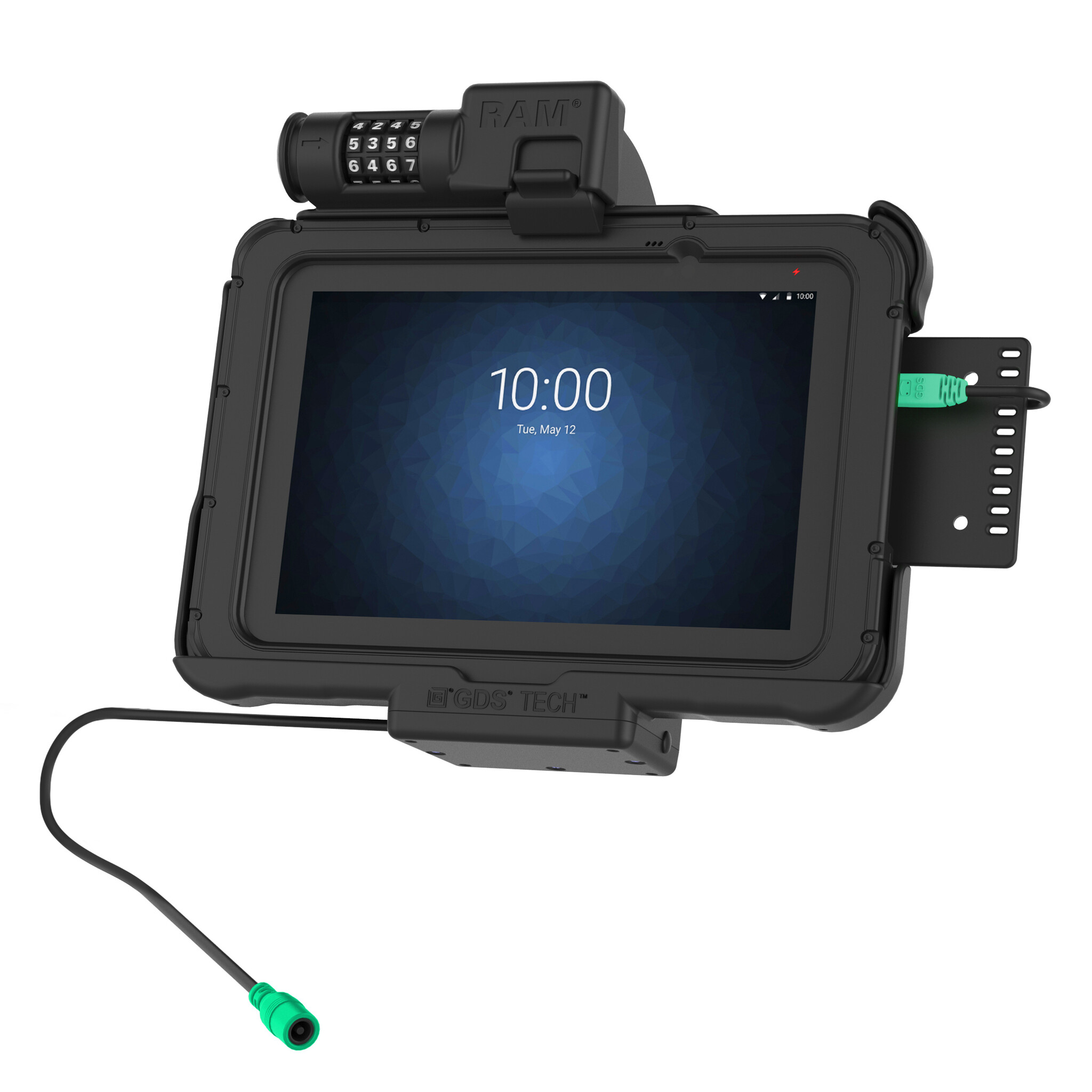 RAM-HOL-ZE10PCLU - RAM Mounts Form-Fit houder (combo-vergrendeling) voor Zebra ET51/56 (8')