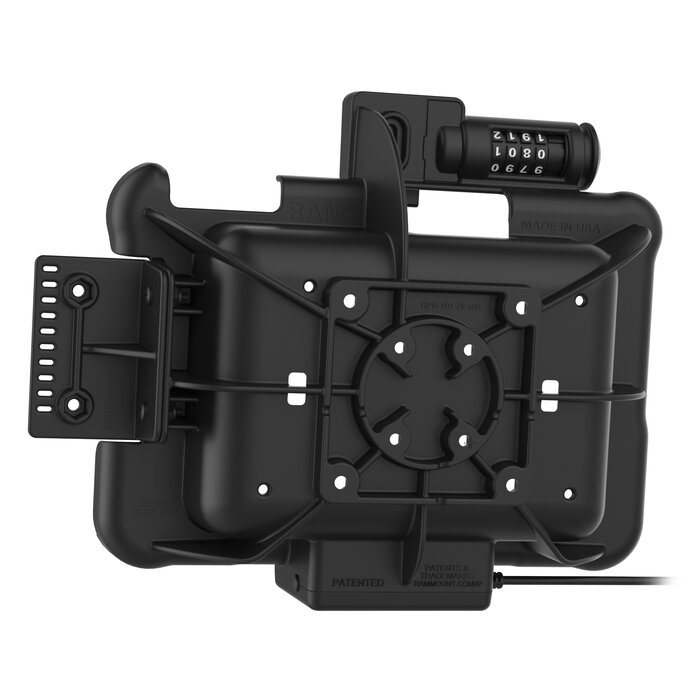 RAM-HOL-ZE10PCLU - RAM Mounts Form-Fit Holder (Combo Lock) for Zebra ET51/56 (8')