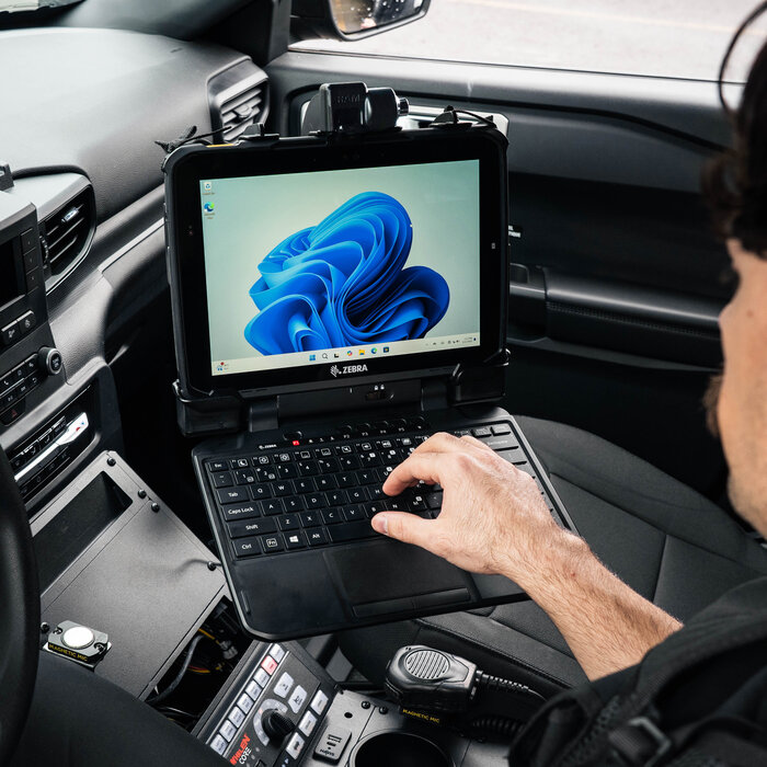 RAM-HOL-ZE22PDLU - Supporto RAM Mounts Form-Fit (con serratura a chiave) per Zebra ET80/85