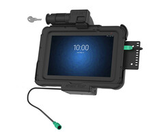 RAM-HOL-ZE10PKLU - Soporte de montaje en superficie RAM (con cerradura) para Zebra ET51/56 (8')