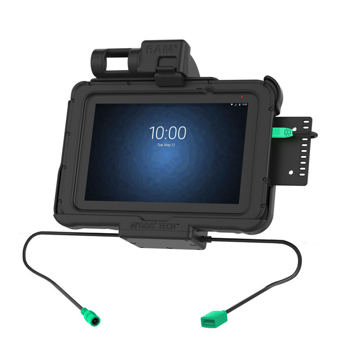 RAM MOUNT RAM-HOL-ZE10PDU - RAM Mounts Form-Fit Holder (Lock) for Zebra ET51/56 (8')