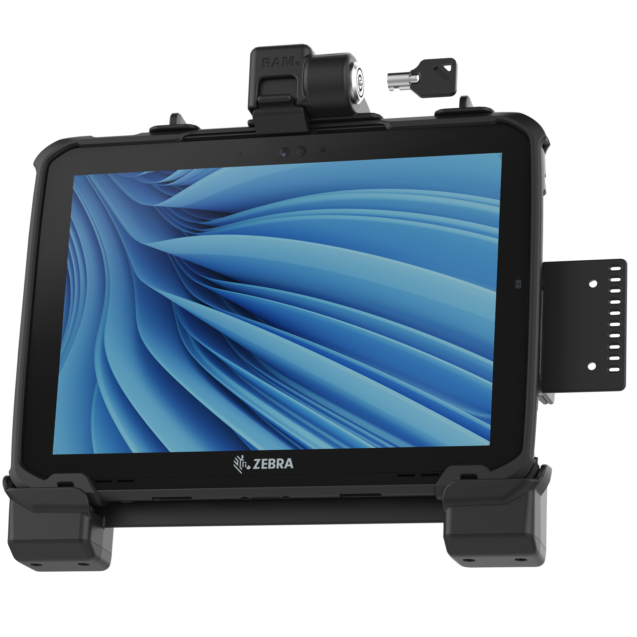 RAM MOUNT RAM-HOL-ZE22LU - Supporto RAM Mounts Form-Fit (con serratura a chiave) per Zebra ET80/85