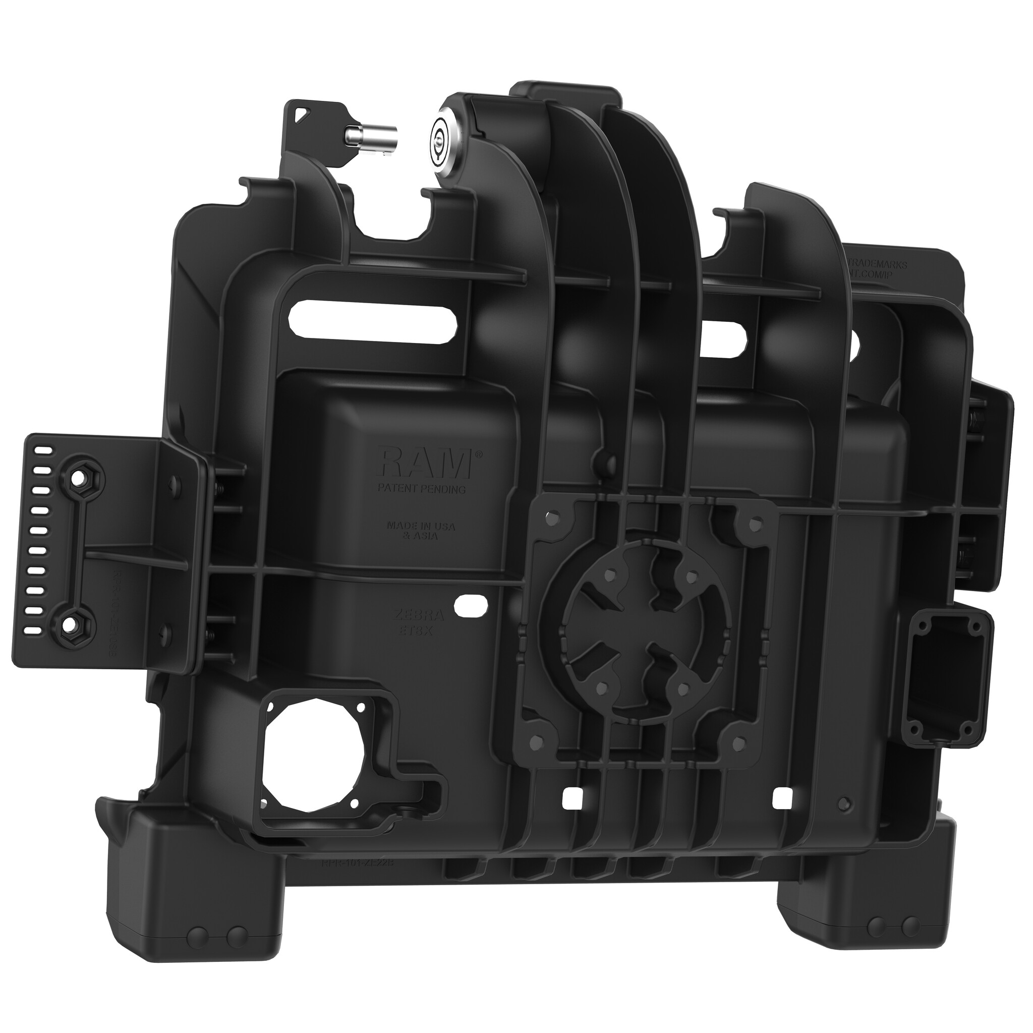 RAM MOUNT RAM-HOL-ZE22LU - Supporto RAM Mounts Form-Fit (con serratura a chiave) per Zebra ET80/85