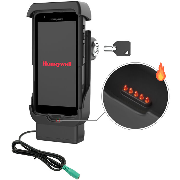 RAM MOUNT RAM-HOL-HON12PHLU - Soporte de montaje en superficie RAM (con cerradura) para Honeywell CT40, CT45 y CT47