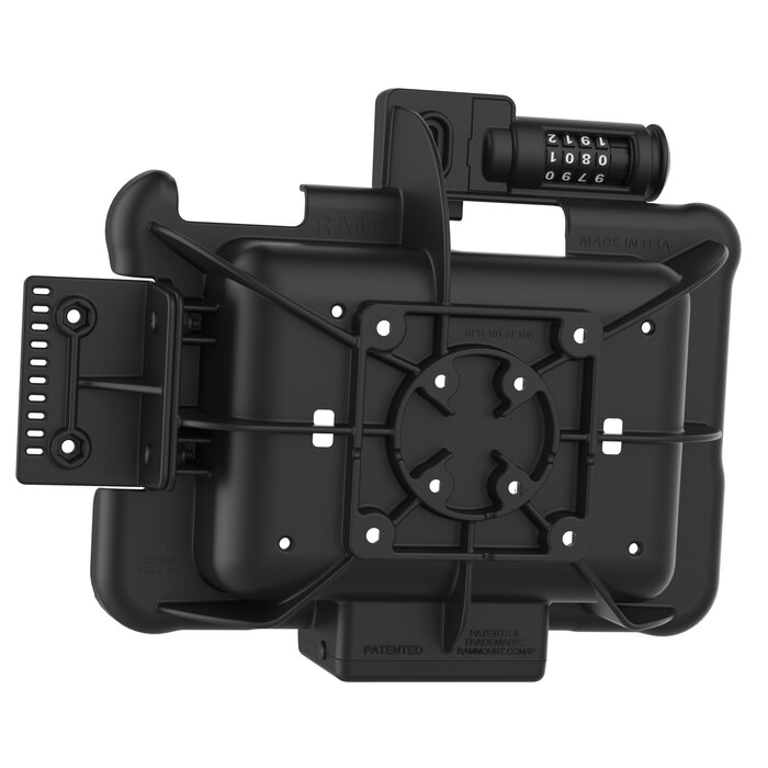 RAM-HOL-ZE10CLU - Supporto RAM Mounts Form-Fit (blocco combinato) per Zebra ET51/56 (8')
