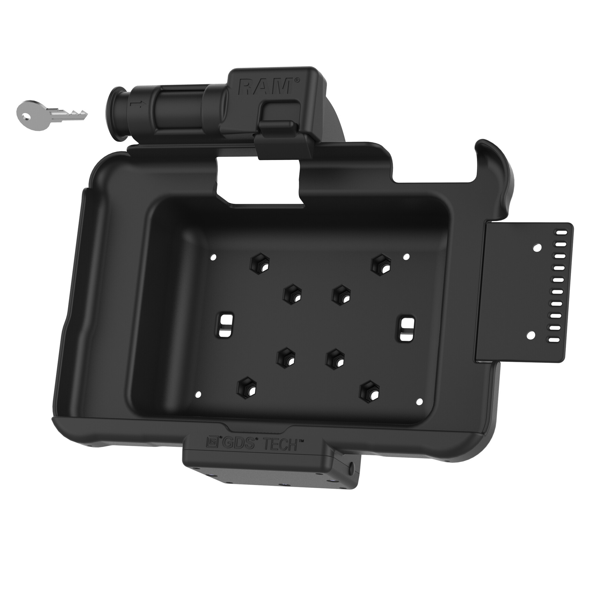 RAM MOUNT RAM-HOL-ZE10KLU - RAM Mounts Form-Fit Halterung (mit Schlüsselschloss) für Zebra ET51/56 (8')