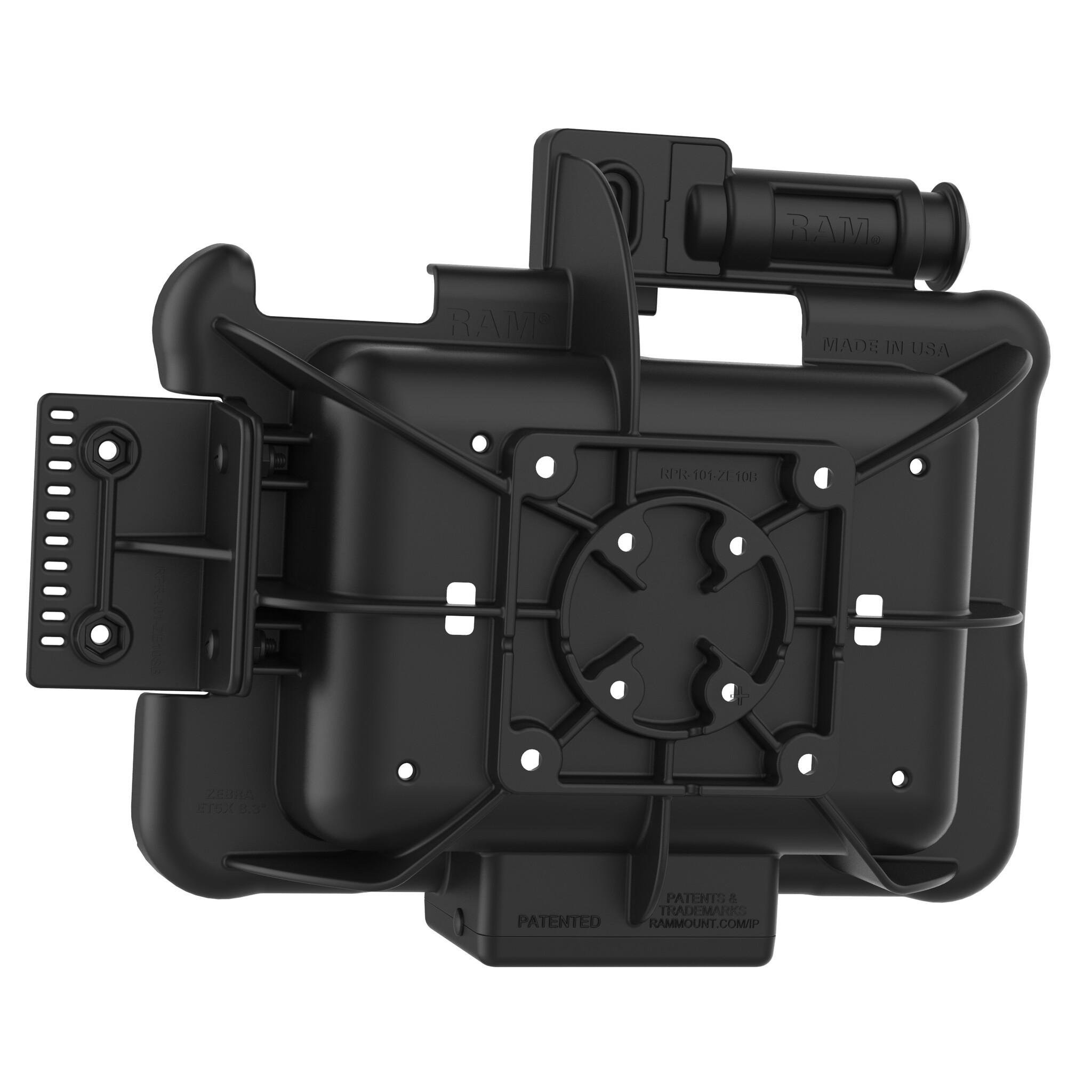 RAM MOUNT RAM-HOL-ZE10KLU - RAM Mounts Form-Fit Halterung (mit Schlüsselschloss) für Zebra ET51/56 (8')