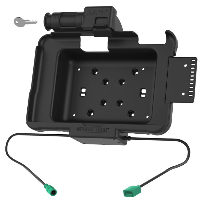 RAM-HOL-ZE10PDKLU - RAM Mounts Form-Fit houder (met sleutelvergrendeling) voor Zebra ET51/56 (8')