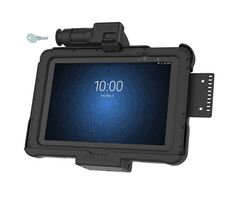 RAM-HOL-ZE11KLU - RAM Mounts Form-Fit Holder (with Key Lock) for Zebra ET51/56 (10')