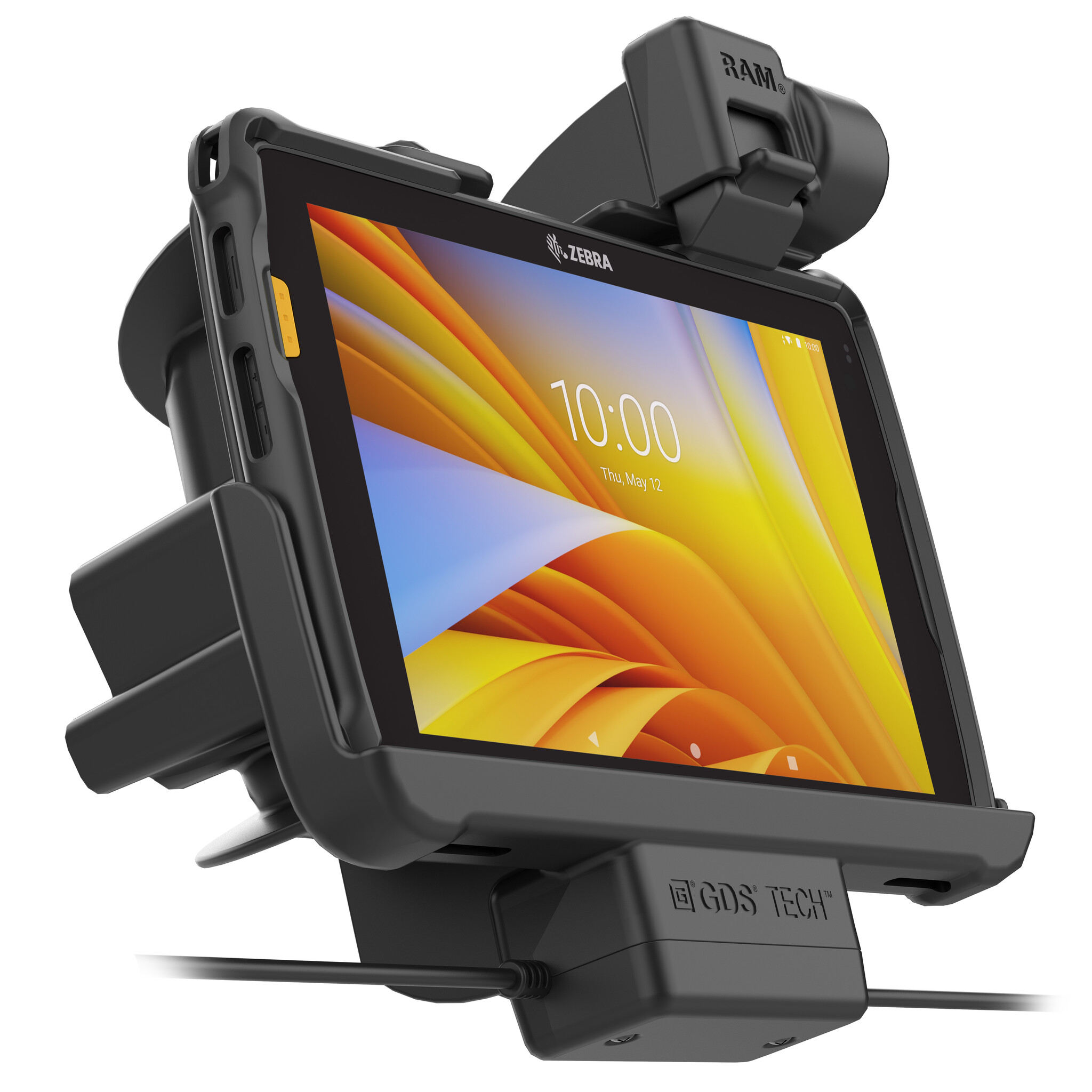 RAM MOUNT RAM-HOL-ZE20PDKLU - Supporto RAM Mounts Form-Fit (con serratura a chiave) per Zebra ET40/45 (8')