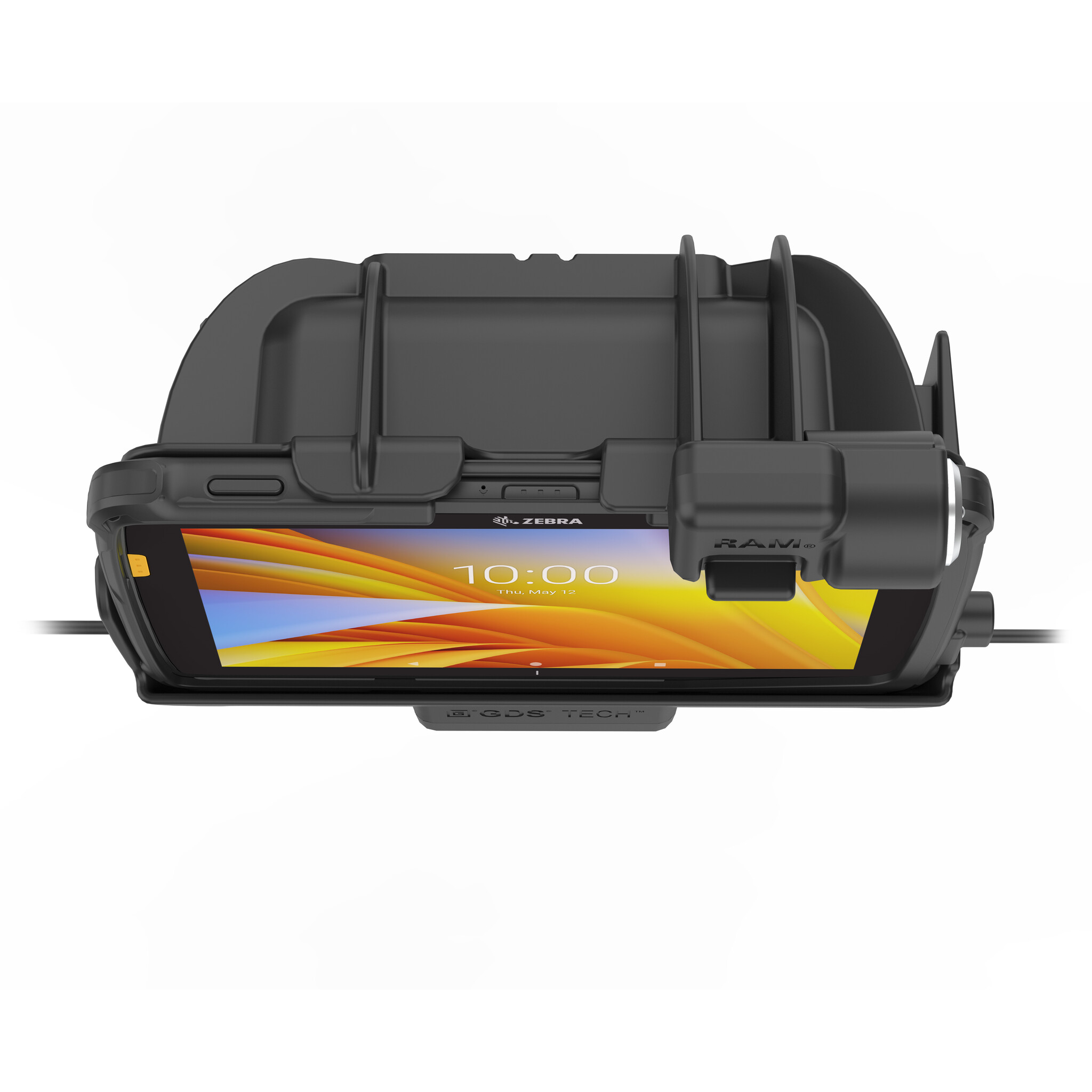 RAM MOUNT RAM Mounts GDS Form-Fit Halterung (mit Schlüsselschloss) für Zebra ET40/45 (8'), 900 mAh, USB-C