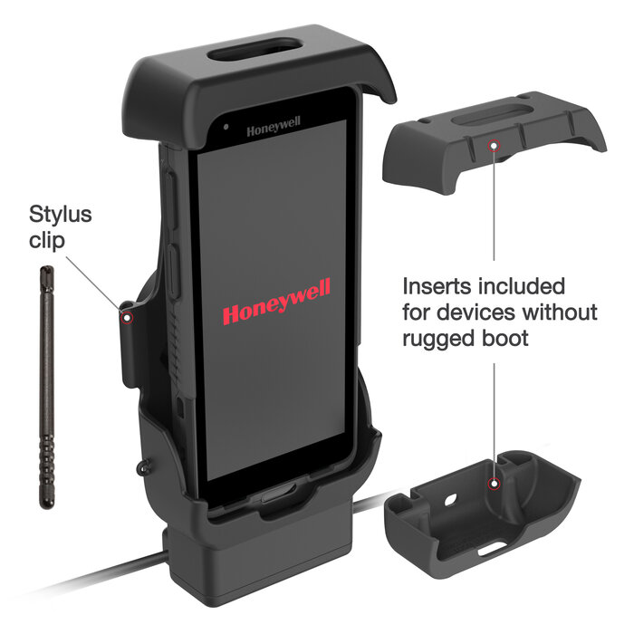 RAM MOUNT RAM-HOL-HON12PDHLU - RAM Mounts Form-Fit Holder (with Key Lock) for Honeywell CT40, CT45, and CT47