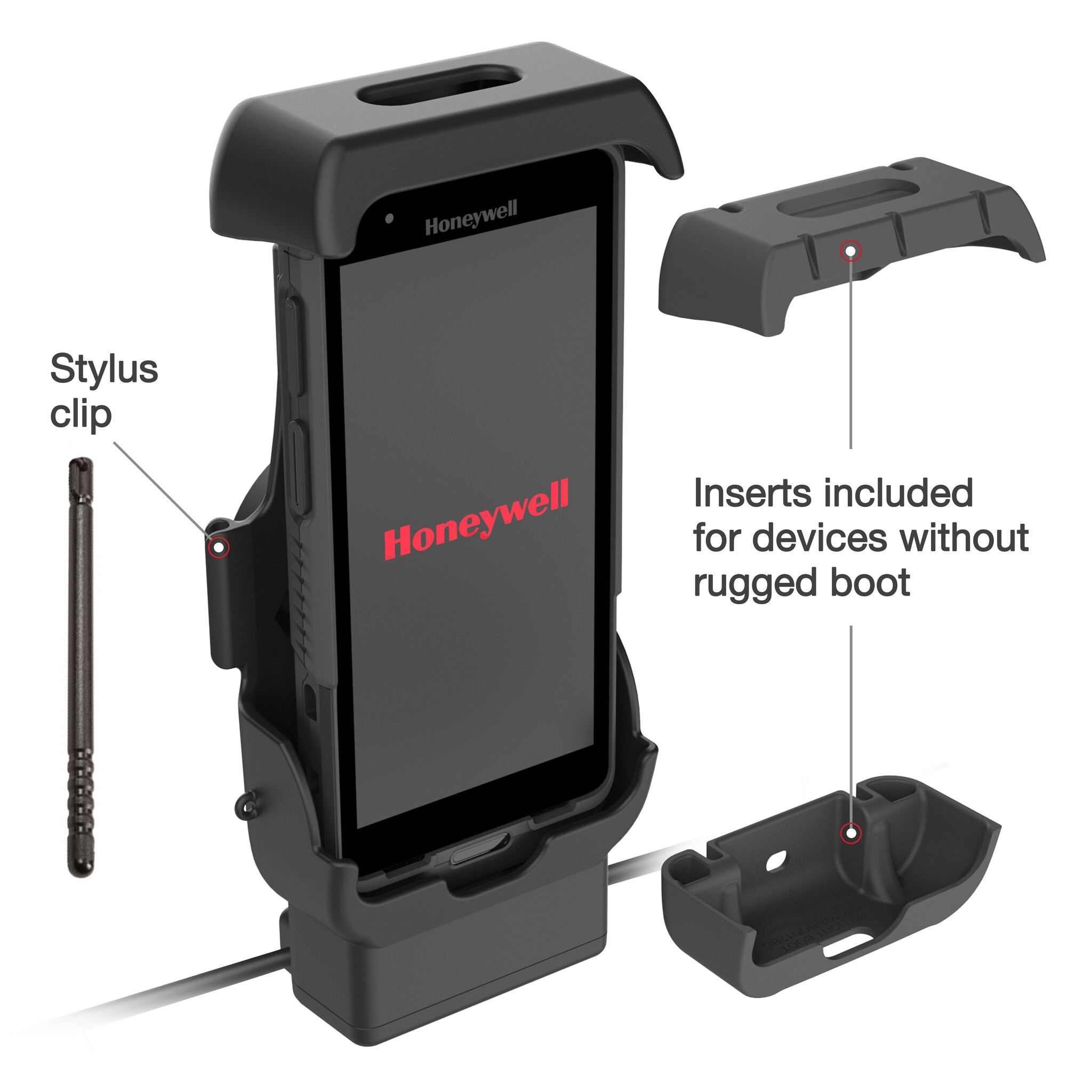 RAM MOUNT RAM-HOL-HON12PDHLU - Soporte de montaje en superficie RAM (con cerradura) para Honeywell CT40, CT45 y CT47