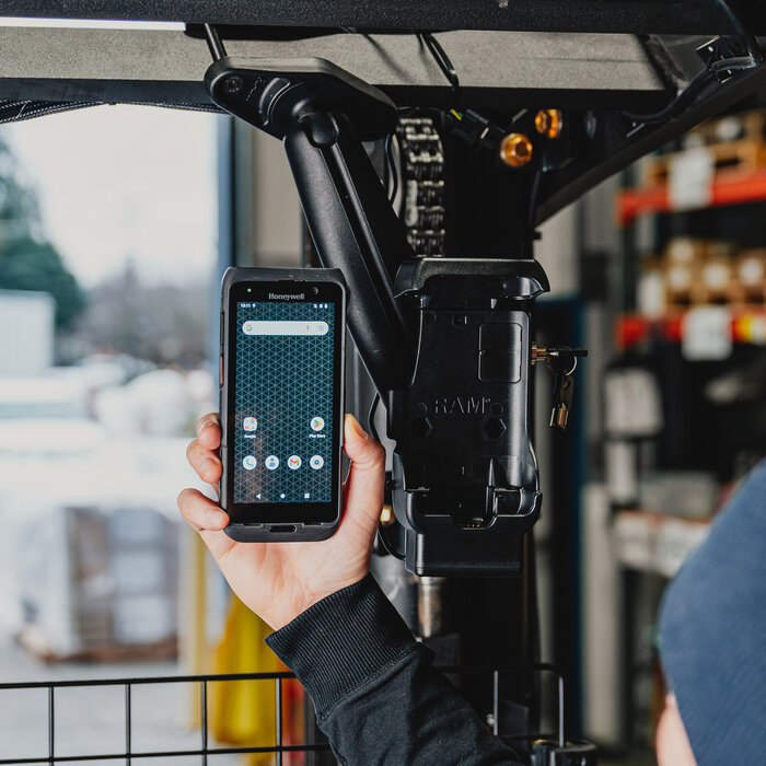 RAM-HOL-HON12PDHLU - Supporto RAM Mounts Form-Fit (con serratura a chiave) per Honeywell CT40, CT45 e CT47