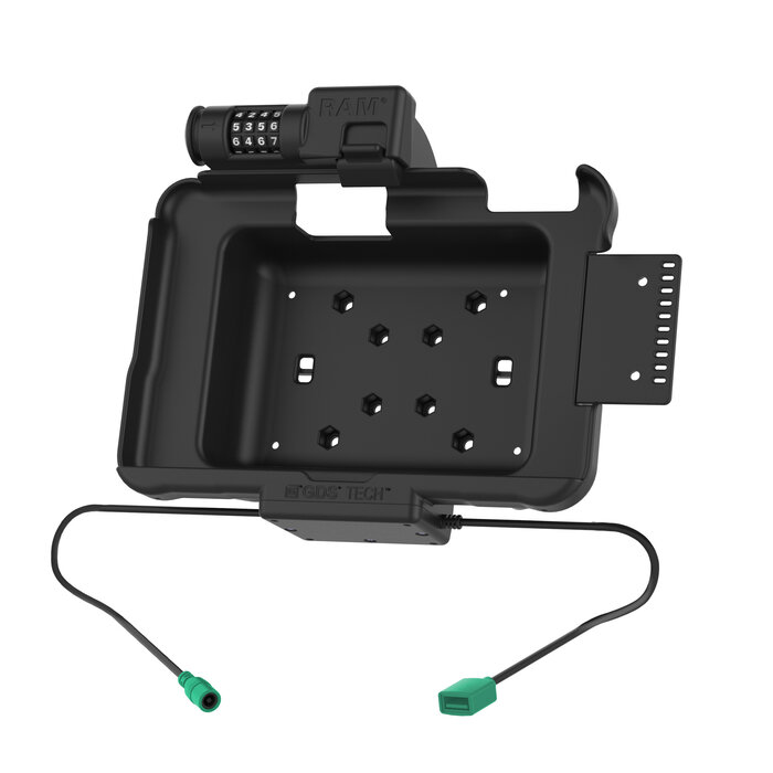 RAM MOUNT RAM Mounts Form-Fit houder (combo-vergrendeling) voor Zebra ET51/56 (8'), 500mAh, USB