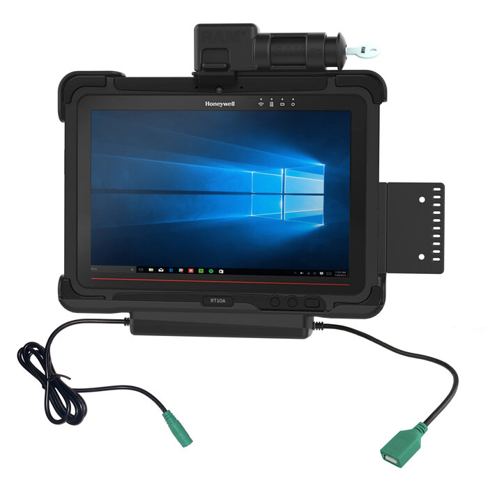 RAM MOUNT RAM-HOL-HON9PDKLU - Soporte de montaje en superficie RAM (con cerradura) para Honeywell RT10