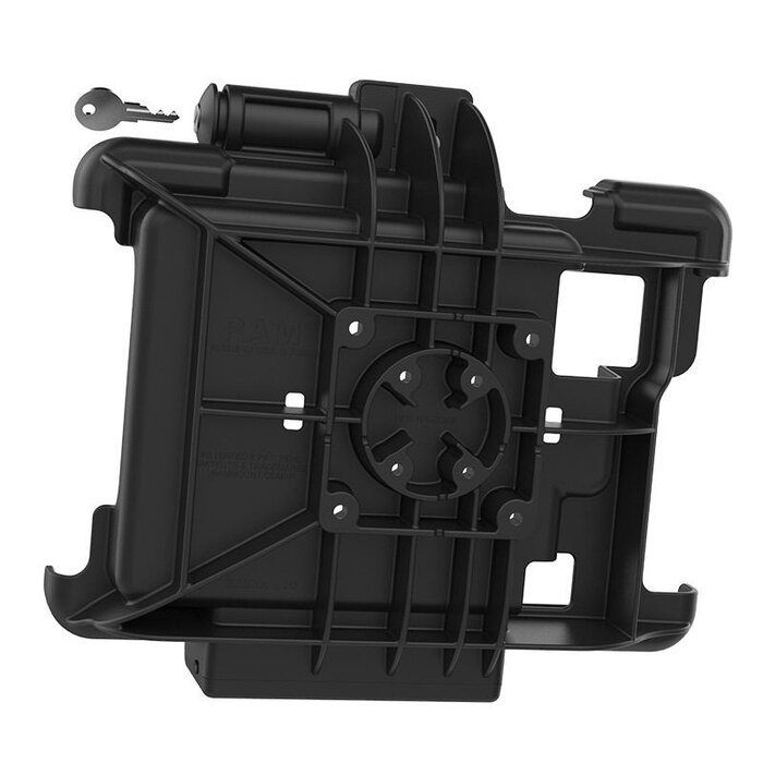 RAM MOUNT RAM-HOL-ZE15KLU - Soporte de montaje en superficie RAM (con cerradura) para Zebra L10