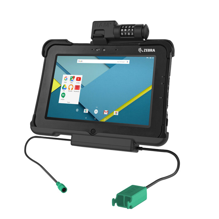 RAM-HOL-ZE15PD2CLU - RAM Mounts Formpasshalterung (Kombinationsverriegelung) für Zebra L10