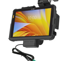 RAM-HOL-ZE21PKLU - Soporte de montaje en superficie RAM (con cerradura) para Zebra ET40/45 (10')