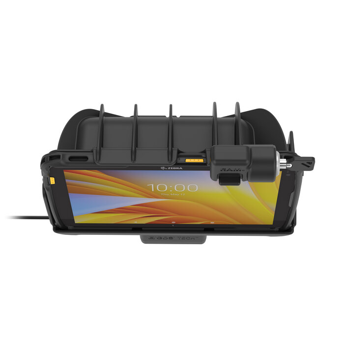 RAM-HOL-ZE21PKLU - RAM Mounts Form-Fit houder (met sleutelvergrendeling) voor Zebra ET40/45 (10')