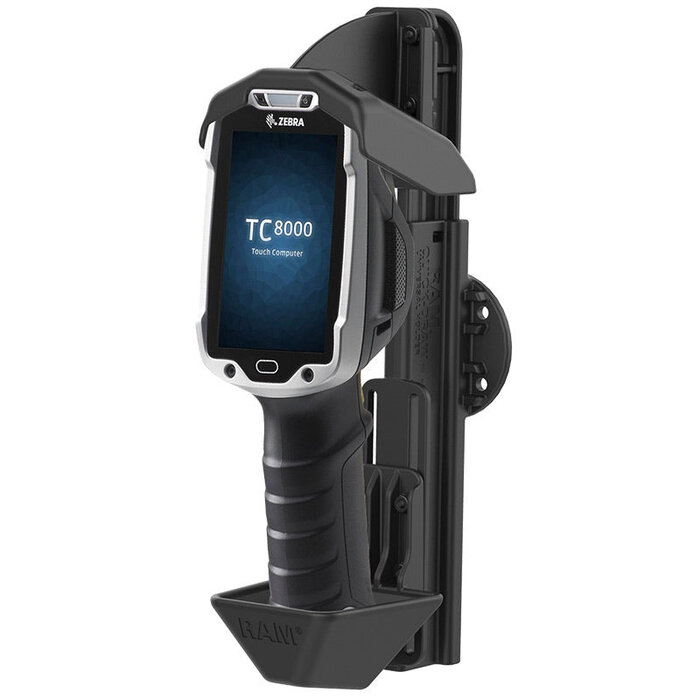 RAM-HOL-ZE9U - RAM Mounts Quick-Draw Form-Fit Holder for Zebra TC8300