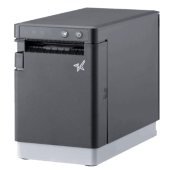 STAR MICRONICS EUROP Star mC-Label2 X4, CloudPRNT, 12 puntos/mm (300 ppp), plotter de corte, sin soporte, USB-C, Bluetooth, Ethernet, WLAN, negro, IP22