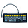 Zebra-Tastatur, QWERTY, USB-A