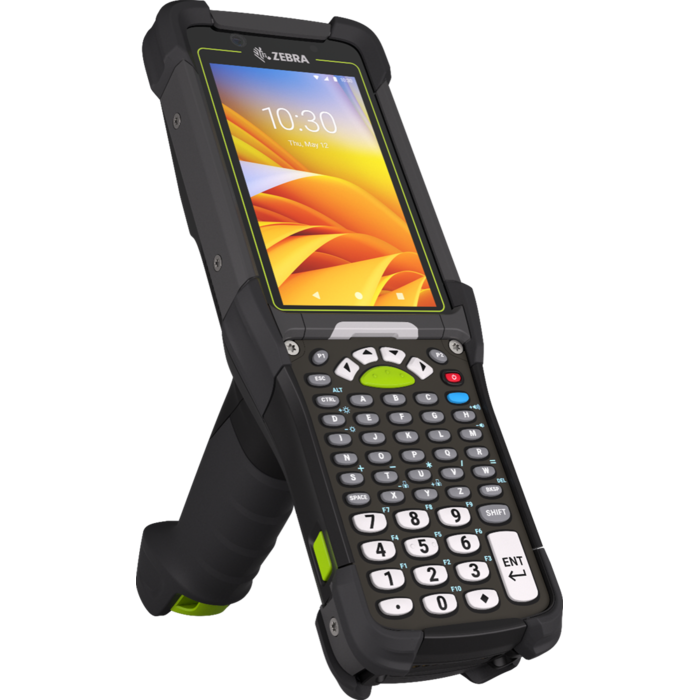 Zebra Zebra MC9400, 2D, SE58, Func. Numéro, Pistolet, BT, WLAN (Wi-Fi), NFC, Android, GMS, Wi-Fi (Wi-Fi 6E), 1100 g, 000 mAh
