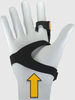 Zebra Zebra spare tire, Replacement strap for back of hand mount