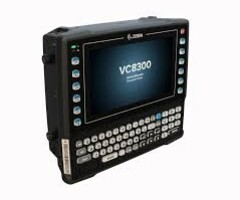 Zebra VC83-08FOCQBAABA-I – Zebra VC8300, 20,3 cm (8 Zoll), QWERTY-Tastatur, USB, RS232, Bluetooth, WLAN, Android, Tiefenkühlung