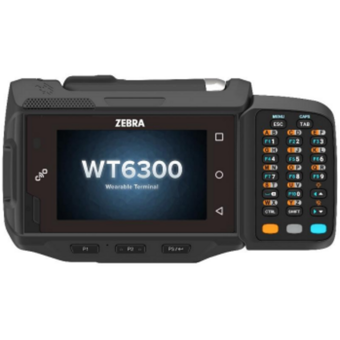 Zebra WT63B0-KX0QNERW – Zebra WT6300, USB, Bluetooth, WLAN, Alpha, externe Batterie, Android